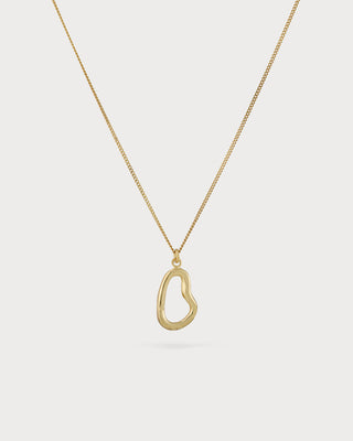 Small Abstract Necklace in Gold